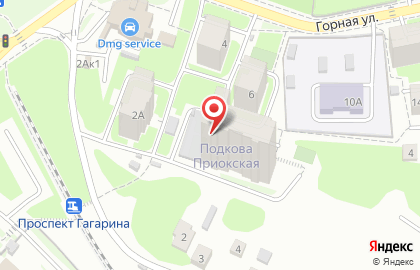 Адвокатская контора Приокского района в Нижнем Новгороде на карте