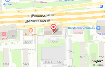 Медицинский центр Справки.ру на Щёлковском шоссе на карте
