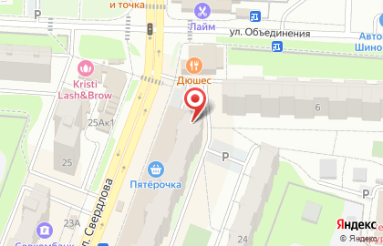 Продуктовый магазин в Москве на карте