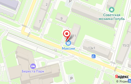 Магазин Максим на Студенческой улице на карте
