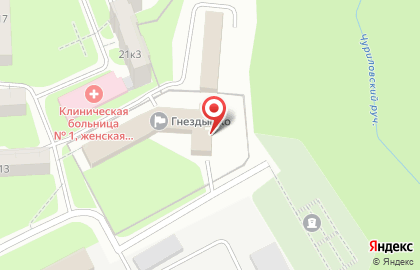 Детский дом Гнездышко на Нарвской улице на карте