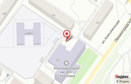 Большой зал Петрозаводской консерватории на карте