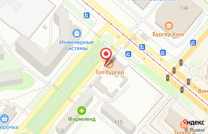 Мясной магазин Пятачок на проспекте Ленина на карте