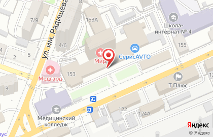 Юридическая фирма Свой Юрист на улице Чернышевского, 153 на карте