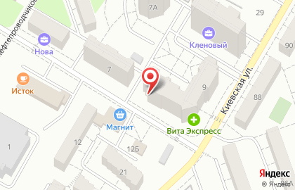 Торговая фирма Marcus на улице Зои Космодемьянской в Новокуйбышевске на карте