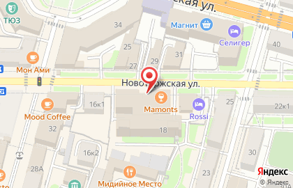 Юридическая компания Освободим на Новоторжской улице на карте