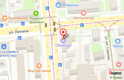 Страховая компания СберСтрахование на улице Ленина на карте