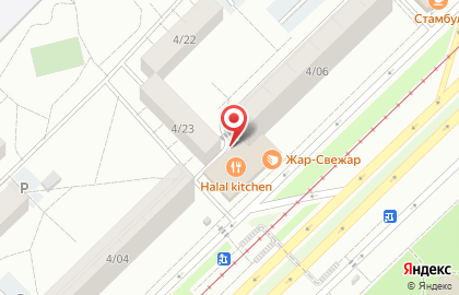 Парикмахерская в Казани на карте