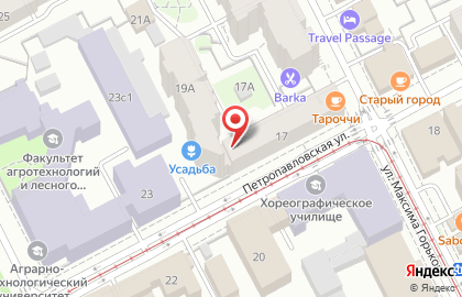 Торгово-сервисная компания КамаСтрой на Петропавловской улице на карте