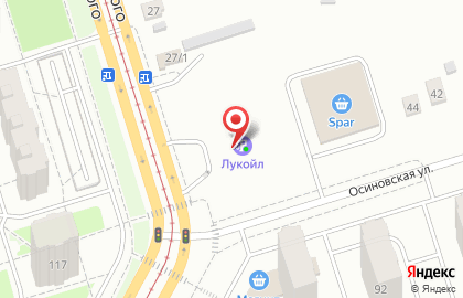 АЗС Лукойл в Кемерово на карте