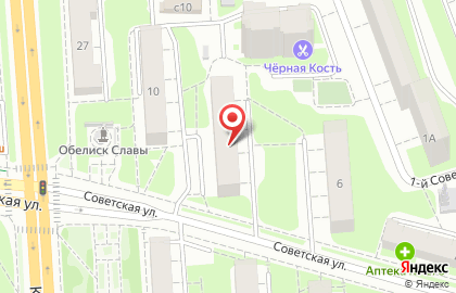 Комплексный центр социального обслуживания населения и реабилитации Домодедовский на Советской улице на карте