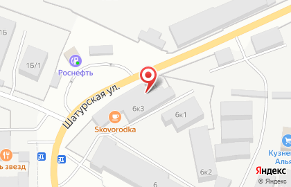 Торгово-сервисная компания Гидросканд на Шатурской улице на карте