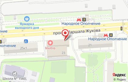 Тамбовский трикотаж на проспекте Маршала Жукова на карте