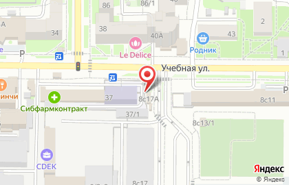 Рыбный мир на Учебной улице на карте