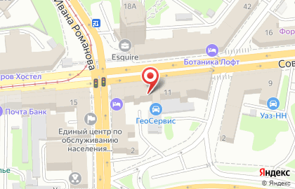 Судебный участок №3 Мировые судьи Канавинского района на Советской улице на карте