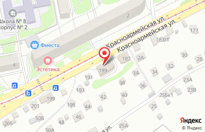 СТО 100 Тойот на Красноармейской улице на карте