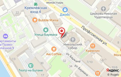 Церковная лавка на улице Баумана, 5 к 2 на карте