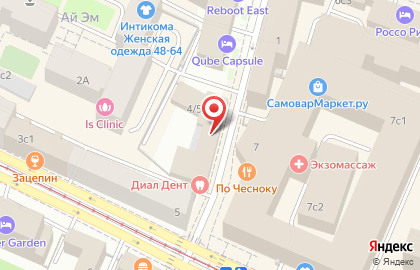 Даная на Павелецкой на карте