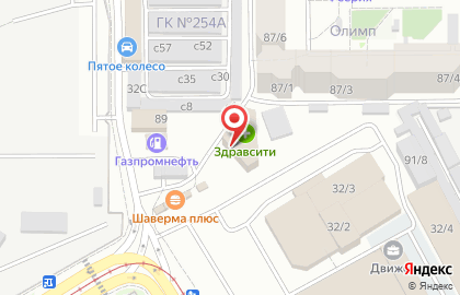 ТЦ Олимп на Депутатской улице на карте