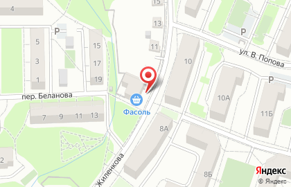 Магазин Тортино в Центральном районе на карте