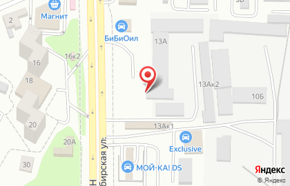 Торговая компания КомплексПром на Новосибирской улице на карте