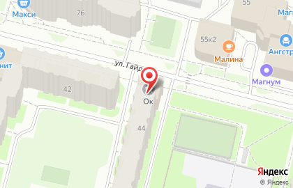 Интернет-магазин Б-Касса на улице Гайдара на карте