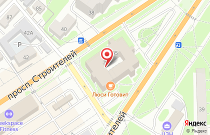 Шиномонтажная мастерская Автореформа в Железнодорожном районе на карте