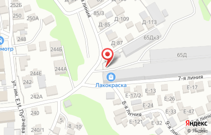 Продуктовый магазин в Саратове на карте