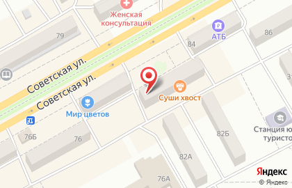 Магазин Серебряный шар на Советской улице, 82 на карте