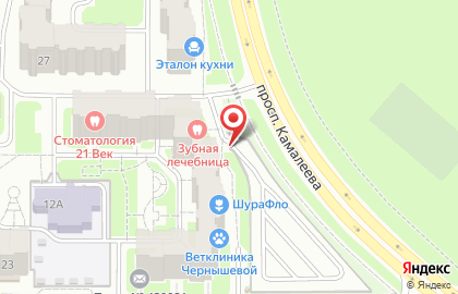 Автостоянка в Казани на карте