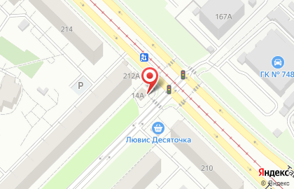 Продовольственный магазин Троя в Промышленном районе на карте