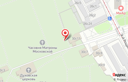 Храм Духа Святого Сошествия на Даниловском кладбище на карте