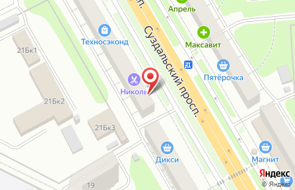 Фирменный магазин Очаково на Суздальском проспекте на карте