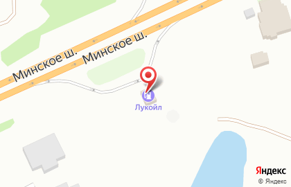 Сеть АЗС Лукойл на карте
