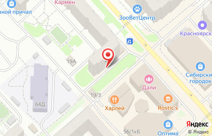 Салон красоты Особа в Советском районе на карте