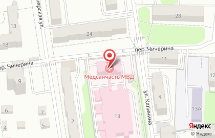 Поликлиника, Медико-санитарная часть МВД по Калужской области на карте
