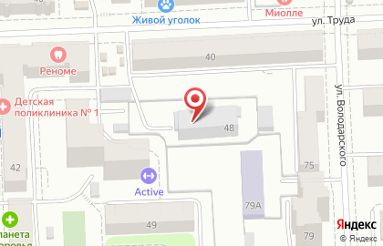 База отдыха Донаурово на улице Труда на карте