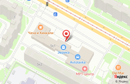 Торговый комплекс Эврика на Шлиссельбургском проспекте на карте
