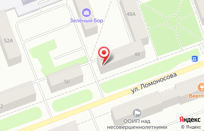 IT-аутсорсинговая компания Нвбс на улице Ломоносова на карте
