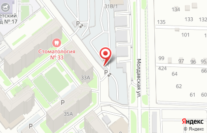 Автостоянка в Челябинске на карте