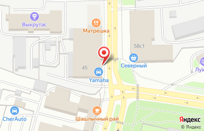 Магазин Yamaha на улице Гоголя на карте