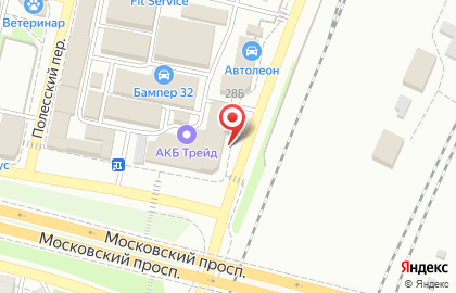 Магазин автозапчастей в Брянске на карте