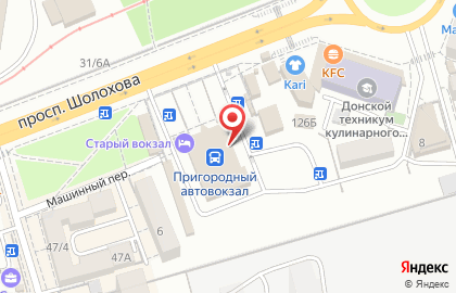 Офис продаж Билайн на проспекте Шолохова на карте