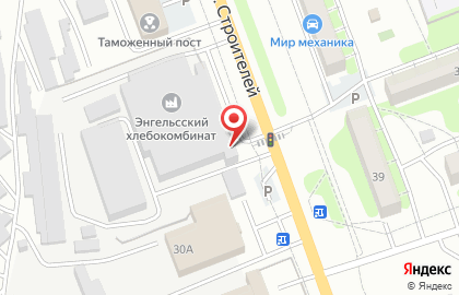 Мукомольное предприятие Энтраст на проспекте Строителей на карте
