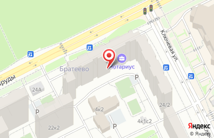 Правовой центр на улице Борисовские Пруды на карте