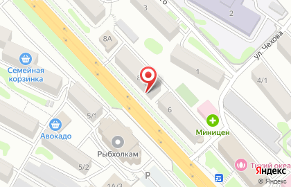 Продуктовый магазин в Петропавловске-Камчатском на карте