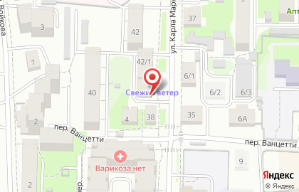 Гостиница Дрезден на улице Карла Маркса на карте