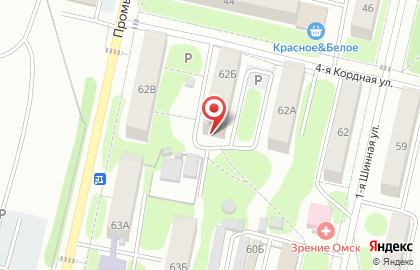 Участковый пункт полиции Отдел полиции №6, Управление МВД России по г. Омску в Омске на карте