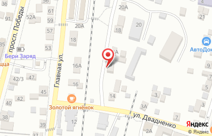 Продуктовый магазин У дяди Миши на Железнодорожной улице на карте