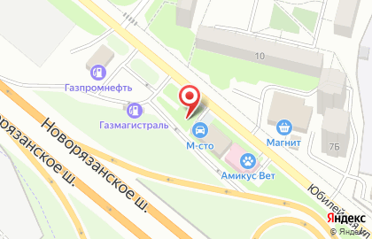 Автосервис в Москве на карте